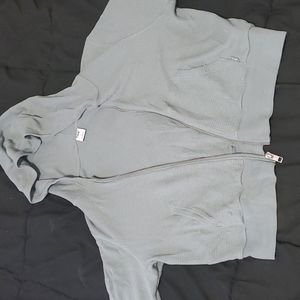 TNA waffleknit, cropped sweater